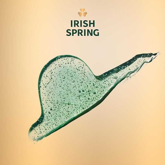 Irish Spring Active Scrub Exfoliating Body Wash for Men, 24-Hour Fresh, Face and Body Wash, Men’s Body Wash, Biodegradable Ingredients, Paraben Free, Cool Fresh Scent, 30 fl oz Pump Bottle
