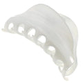 Camila Paris CP2555 French Hair Clip for Women for Thick Hair for Long Curly Wavy Hair, White, Girls Hair Claw Clips Jaw Styling Hair Accessories for Women, Strong Hold No Slip Grip, Made in France