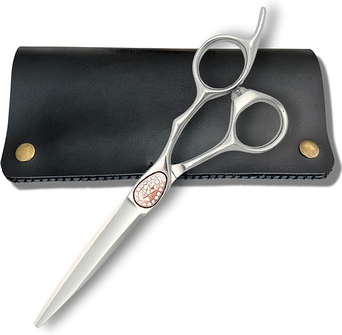 Scissors for Professional Hairdressers - 6" Shears With Intricate Detailing and Design - 440C Stainless Steel For Longlasting Sharpness