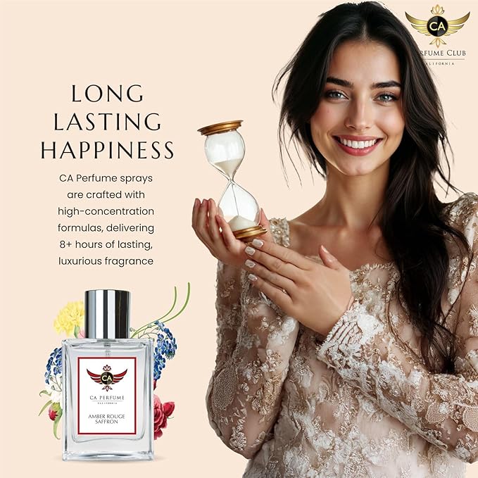 CA Perfume Originals Spicy Amber for Women and Men Long Lasting Unisex Fragrance Eau De Parfum 1.7 Fl Oz 50ml