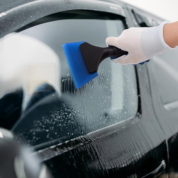 TOPZEA 25 PCS Car Window Tint Application Tools Kit, Easy-to-Use Vehicle Window Tinting Tools Glass Protective Film Installation Kits Includes 17oz Spray Bottle, Vinyl Wrap Squeegees, Knifes for Home