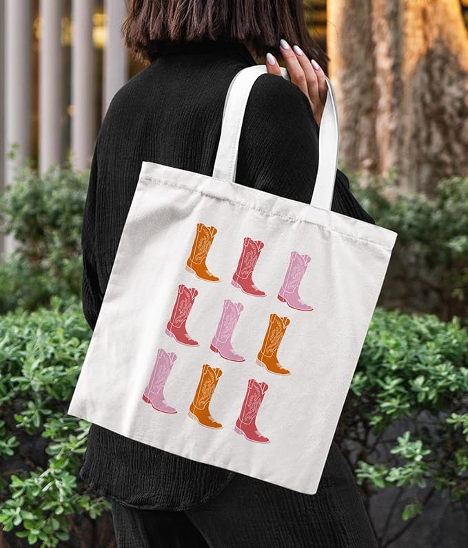 Cowgirl Western Tote Bag For Women, Cute Tote Bags, Cowgirl Accessories for Women, Western Gift