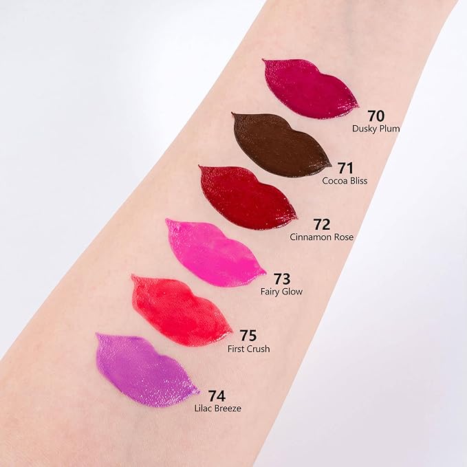 Purple Moisturizing Lipstick – Hydrating Long-Lasting Cream Lip Balm for Dry Lips, Soft Lilac Glossy Tint, Waterproof, All-Day Wear (Lilac Breeze)