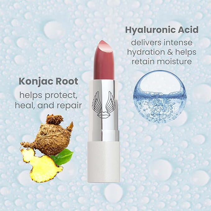 True + Luscious Super Moisture Lipstick – Clean, Vegan and Cruelty Free – Lasting Hydration for Dry Lips with a Satin Finish – Uptown Red