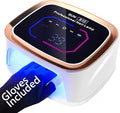 LimeGirl Cordless White Nail Lamp for Gel X, Professional LED UV Nail Curing Lamp for Gel Nail Polish, Fast Nail Dryer with 4 Timers & Sensor, Rechargeable UV Lights for Salon & Home