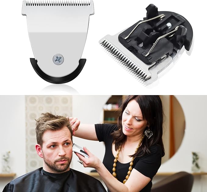 2 Pack Professional Detachable Hair Clipper Replacement Blades #2111 Blade Compatible with Wahl Mag Trimmers 8841/8143 /8700- Fits Professional Barbers and Stylists