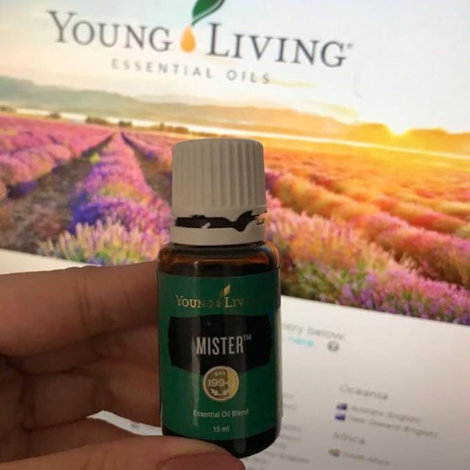 Young Living Mister Premium Essential Oil - Hormonal Balance Aromatherapy - Masculine Energy Support - Men's & Women's Wellbeing - Enriched with Sage and Lavender - 15ml