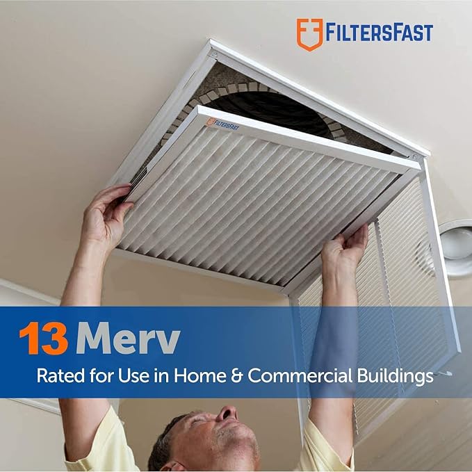 Filters Fast 30x36x2 Pleated Air Filter Merv 13, 2 inch AC Furnace Air Filters - Image 2