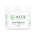 Aloe Infusion Aloe Vera Face & Body Cream – Natural Moisturizer for Dry, Sensitive & Irritated Skin – Hydrating, Non-Greasy Lotion with Shea Butter & Manuka Honey – After-Sun Care & Eczema Cream