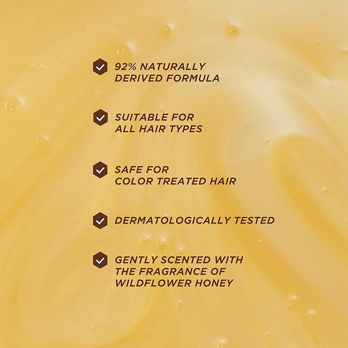 Gisou Honey Gloss Ceramide Therapy Hydrating Shampoo – Deeply Cleanses & Restores Moisture, Ceramides & AHAs, 8.5 Fl Oz (Wildflower Honey)