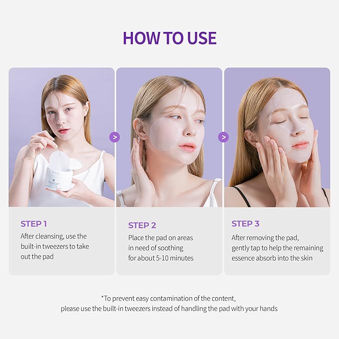 BENTON Guava 70 Skin Toner Face Mask Pad Moisturizer Hyaluronic Acid Soothing Calming Relief Pore Care for Dry Sensitive, All Skin Types Dewy Luminous Skin, Non-Drying Toner Pads, Korean Skin Care