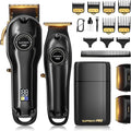 SUPRENT PRO Professional Hair Clipper and Trimmer Set with Foil Shaver, Professional Barber Clippers for Men