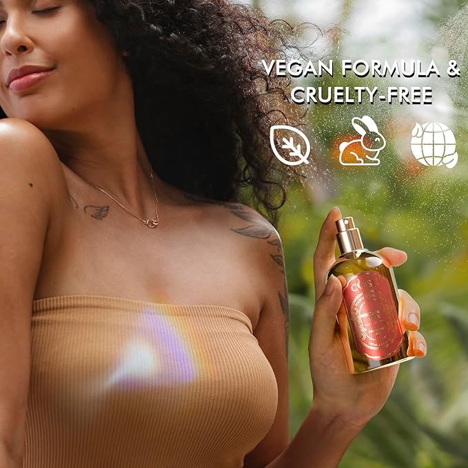 CLESH Body Spray for Women, Fragrance Mist, Nightfall Rose, 120ml/4.2 fl oz