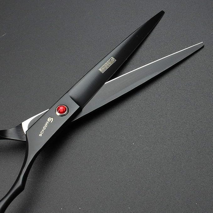 SHARONDS 7.0 Inch Stainless Steel Professional Barber Scissors Hair Thinning Scissors Hairdresser or Home Hairdresser Variant/Hybrid Scissors (scissors set)