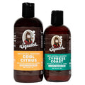 Dr. Squatch Natural Hair Bundle for Men - Healthy, Full Looking Hair - Cypress Coast Shampoo (8 fl oz), Cool Citrus Conditioner (11.5 fl oz)