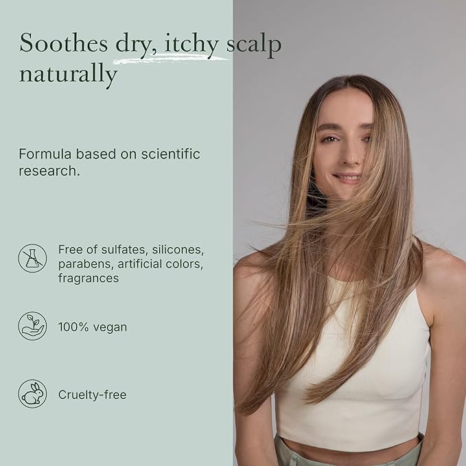 Good&All Dry Itchy Scalp Treatment - Leave-in Itch Relief with Peppermint & Bisabolol, Fragrance-Free, Paraben-Free, Vegan, Cruelty-Free - 5.58 fl oz