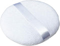 NextClimb Extra Large 4.5” White 100% Cotton Powder Puff for Makeup, Round, Comfortable to Hold