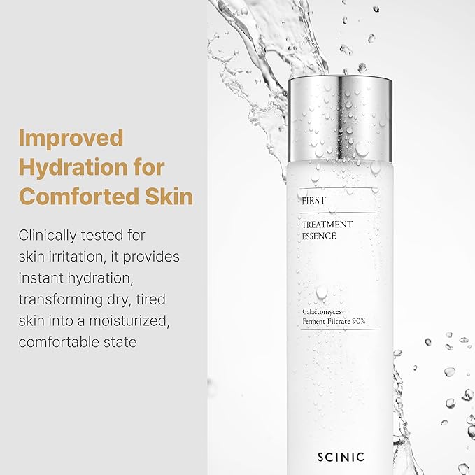 SCINIC First Treatment Essence 5 fl oz(150ml) / Gentle First-Step Essence, Radiant Skin Glow, Smooth Skin Texture, moisturizing Care, Korean Skincare