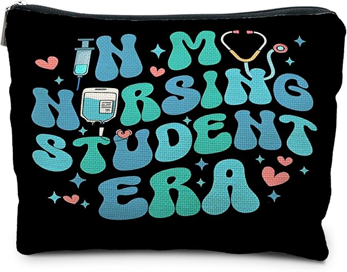 Nursing Student Gifts, in My Nursing Student Era Makeup Bag, Nursing Students Cosmetic Bags