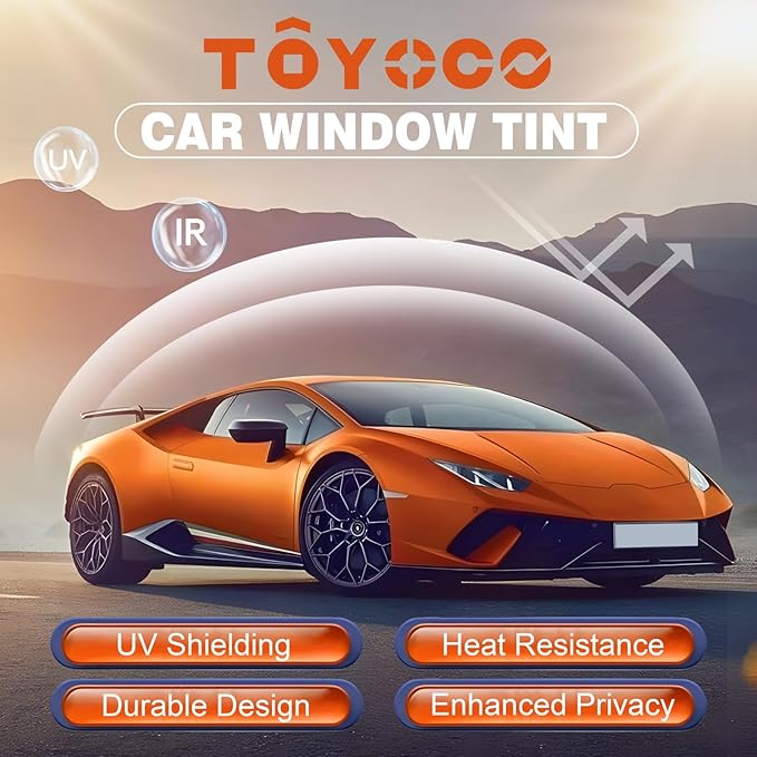 Car Window Tint Film-35% VLT Premium Cabon Tinting Roll | 36IN x 100FT| UV Shielding| Heat Resistance| Enhanced Privacy| Scratch Resistant| Professional Quality Window Tint Film for Auto