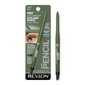 Revlon ColorStay Pencil Waterproof Eyeliner, Smudge-Proof, Eye Makeup with Built-In Sharpener, Stocking Stuffer for Women, 206 Jade, 0.01 oz