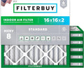 Filterbuy 16x16x2 Air Filter MERV 8 Essential Dust & Allergy Defense, by Filterbuy