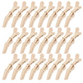 24 Pack Alligator Hair Clips, Professional Clips for Hair Sectioning, Hair Styling Accessories for Women Men Girls Teens，Khaki