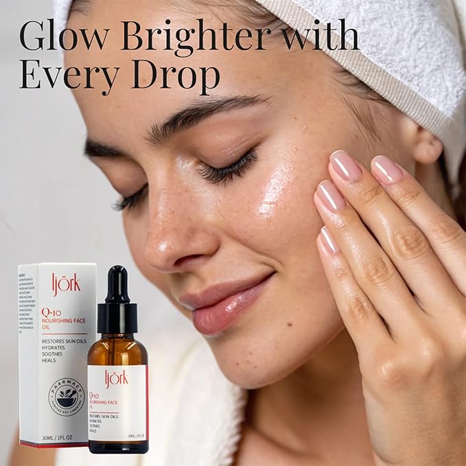 Q-10 Nourishing Face Oil | Potent Rejuvenating Oil Empowered With Vitamin A+C+E | Enhances the Efficacy of Other Skin Products