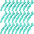 Ondder 24 Pack Alligator Hair Clips for Styling and Sectioning - Lake Blue Salon Pro Clips for Coloring, Cutting, Hair Styling Accessories for Women, Men, Girls, Teens