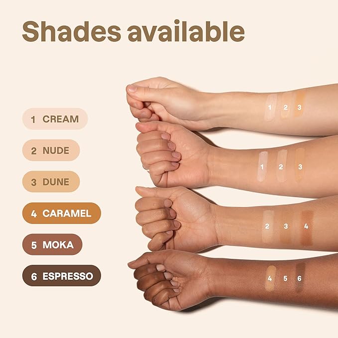 ATTITUDE Oceanly Light Coverage Under Eye Concealer Stick, Titanium Dioxide-Free, EWG Verified, Plastic-Free, Vegan & Cruelty-free Makeup, Dune, 0.2 Ounces
