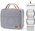 Bosidu Hanging Travel Toiletry Bag,Large Capacity Cosmetic Travel Toiletry Organizer for Women with 4 Compartments & 1 Sturdy Hook,Perfect for Travel/Daily Use/Christmas