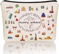 World Travel Gifts Makeup Bag Gift: Cute Cosmetic Bag I Haven't Been Everywhere But It's on My List For Teen Girl & Women Travellers.Ideal Trip Gift Cosmetic Bag For Travel, Birthdays.