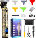 Hair Clippers for Men with Replacement Blade, Professional Hair Trimmer for Barber, T-Blade Edgers Clippers, Close-Cutting Trimmers, Cordless Clippers for Hair Cutting