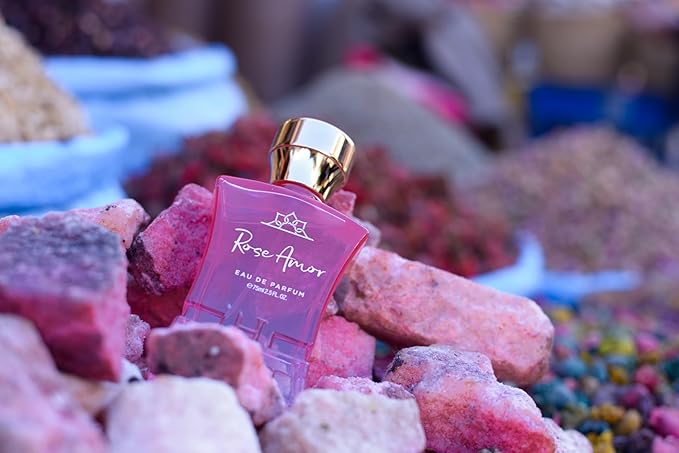H HABIBI Rose Amor Arabian Perfume for Women – 2.5 oz (75ML) Long Lasting Women's Fragrance, Warm Spicy Floral Scent with White Pepper, Citrus & Amber Notes