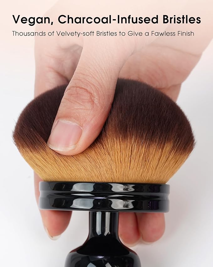 Extra Large Body Makeup Brush Self Tanner Kabuki Foundation Brush for Leg Face Makeup, Back Lotion Sunscreen Applicator Self Tanning Bronzer Blending Brush for Liquid Beauty Cream Blush Concealer