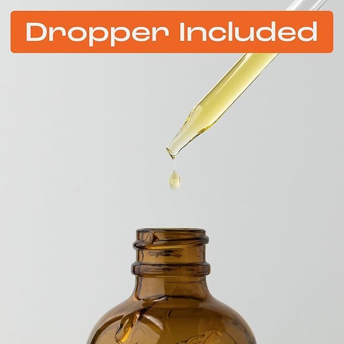 J MAC BOTANICALS Organic Unfiltered Jojoba Oil - Glass - 2 oz DROPPER