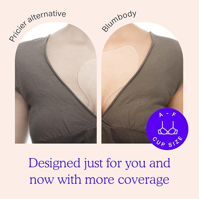 BLUMBODY Chest Wrinkle Pads – Anti-Wrinkle Silicone Patches Skin Firming, Smoothing – Reusable Overnight Chest Pad – Anti-Aging Crepe Erase Pads – Neck, Décolleté (1.5-Month Supply)