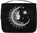 Travel Toiletry Bag for Women & Men Ethnic Moon Sun Hanging Cosmetic Organizer Portable Waterproof Makeup Case Make Up Bag with Compartments Travel Essentials for Bathroom Shower