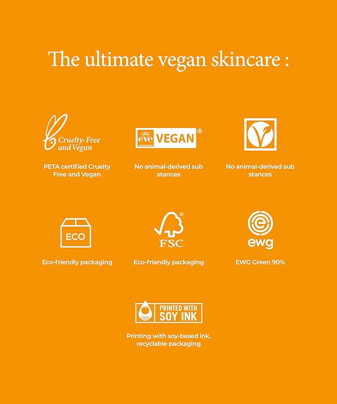 SERUMKIND Vitamin C Serum for Face Korean Skincare – Brightening for Dark Spots, Pore Refining, Discoloration Correcting – With Niacinamide – Reduces Fine Lines and Wrinkles