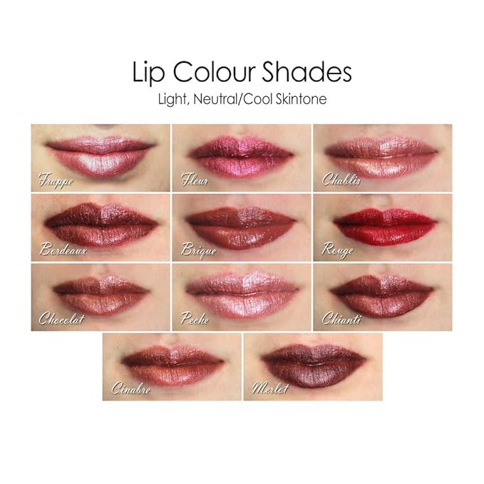 Lauren Brooke Cosmetiques Natural Lip Color, Lipstick (Merlot)