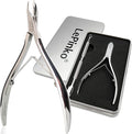 LePinko Salon-Quality Cuticle Trimmer with Cuticle Pusher, Super Labor-saving Cuticle Cutter, Sharp Cuticle Clippers for Manicurist, Professional Pedicure Manicure Nail Care Tool, 5mm Jaw
