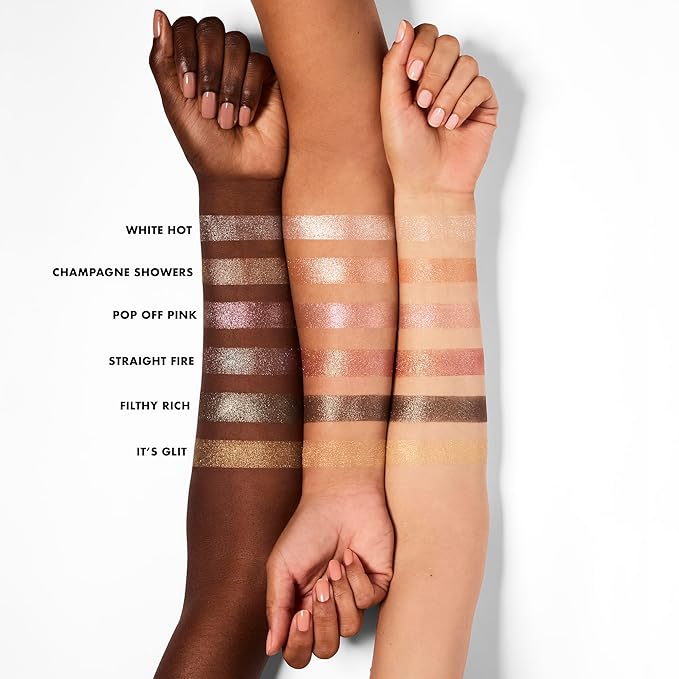 e.l.f. Fine As Fleck Glitter Eyeshadow, Long-Lasting Sheer Eye Makeup With A Shimmer Finish, Soft, Smooth Formula, Vegan & Cruelty-Free, It's Glit