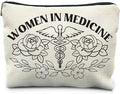 pharmacist gifts for women, women in medicine makeup bag, pharmacy gifts for coworkers, pharmacy technician gifts, medicine women cosmetic bag makeup pouch