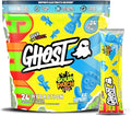 GHOST Hydration Packets, Sour Patch Kids Blue Raspberry, 24 Sticks, Electrolyte Powder - Drink Mix Supplement with Magnesium, Potassium, Calcium, Vitamin C - Vegan, Free of Soy, Sugar & Gluten
