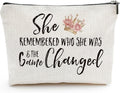 Generic Inspirational Gifts for Women & Girls, Positive Affirmation Makeup Bag, Multicolour, Cosmetic Case, Toiletry Bag, Travel Use