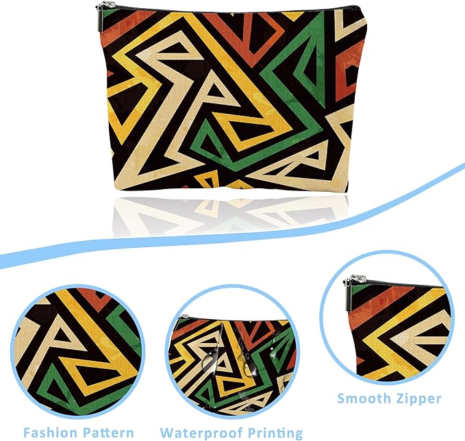 Makeup Bag Graffiti Pattern Cosmetic Bag Mini Portable Travel Toiletry Bag Organizer Makeup Brushes Aesthetic Accessories Waterproof Storage Bag for Women