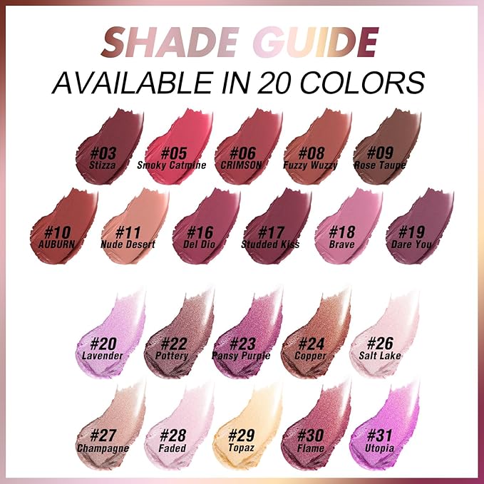 FOCALLURE Ultra Chic Lipstick,Rich Vitamin E Lip Crayon,Lightweight Color without Drying or Fading,Long Lasting Waterproof Lips Makeup,STIZZA