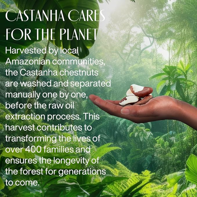 Natura Ekos Brazil Nut (Castanha) Hand Cream Duo – Brazil Nut Hydration Set | 24-Hour Moisture, Vegan Skin Care - 2.6oz + 1.41oz