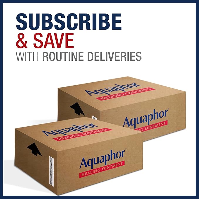 Aquaphor Healing Ointment Advanced Therapy Skin Protectant Skin Care Set, Body Moisturizer for Dry Skin, Minor Cuts and Burns, Dry Cuticles, Cracked Heels, Hands and Lips, 14 Oz Jar + 1.75 Oz Tube