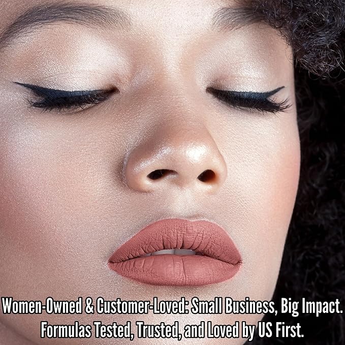 Mynena Terracota Long Lasting Lipstick for Women Waterproof & Transfer-Proof | Hydrating with Shea Butter | Bold Pigment Intense Matte Color Lip Stain | Talc-Free & Vegan Product that Performs | Zoe